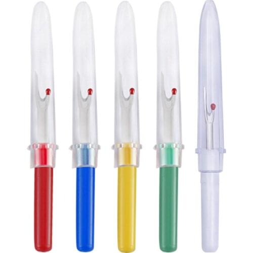 10PCS Thread Cutter Seam Rippers Stitch Unpicker Sewing Plastic Handle Craft Tools Accessories