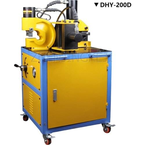Electric Pump Portable Line Processing Machine Cut Machine Copper Bar Crimping Tools Curved Row Cut Off Punching Equipment Tripl