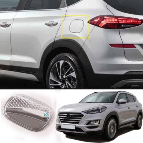 ABS Car styling Fuel Tank Cover Trim For Hyundai Tucson 2020 2021 Gas Tank Cap Fuel Cap Sticker Cover Trim Exterior Accessories