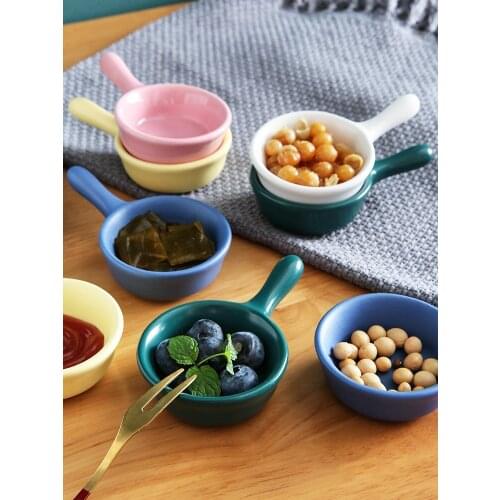 Household Seasoning Dish Mini Salad Tomato Sauce Dipping Dish Kitchen Accessories Bone China Dinner Set