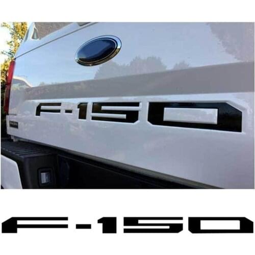 Black Letters for Ford F-150 2018-2019 F150 Tailgate Inserts Sticker