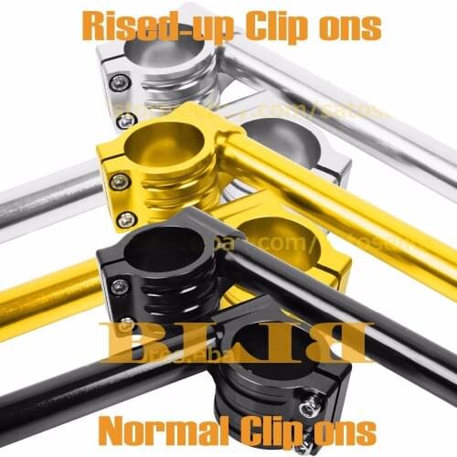 CNC Universal 36 mm For Yamaha XJ-550 H J K Maxim FJ-600 L LC N NC XS-850 Moto Clip On Handlebars Normal / Rised-up Handle Bars