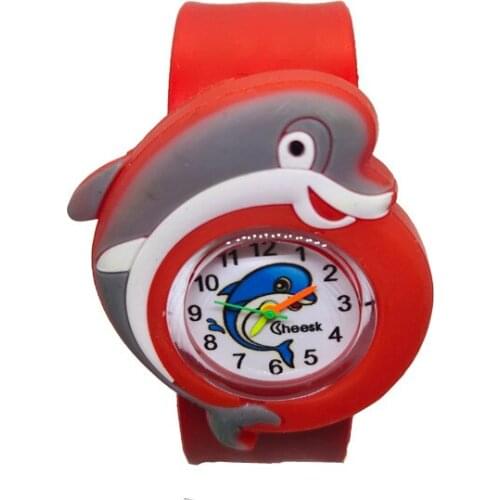 2020 Cartoon Dolphin Flapping Childrens Watch Sports Quartz Boys Girls Kids Watches Birthday Gift Reloj Hombre Relogio Clock