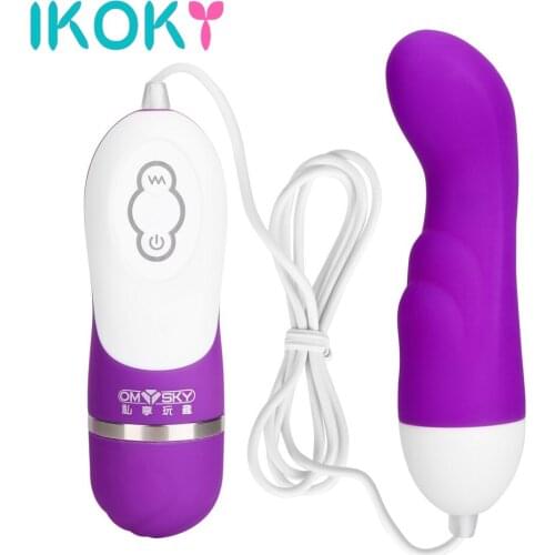 IKOKY Dildo Vibrator Remote Control G-Spot Massager Adult Products Clitoris Stimulator Sex Toys for Women Female Masturbator