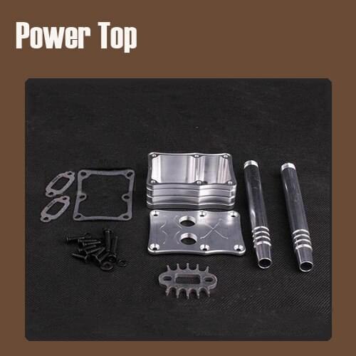 FVITEU CNC Energy Box (Exhaust Pipe) fit GAS engine parts for 1/5 hpi 5b SS Parts