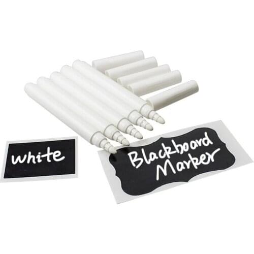 3/5/10Pcs/Set White Liquid Chalk Pen Marker for Glass Windows Electronic Blackboard Chalkboard Window White Pen Chalk Marker