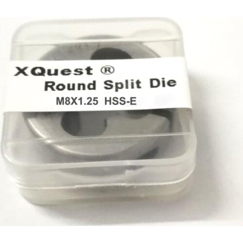 HSSE Metric Screw thread Split Die M8 M8X1.25 M8X1.5 Round cutting Adjustable dies M8X1 M8X0.75 M8X0.5 M8X0.35 for steel