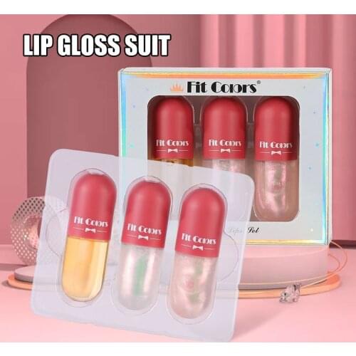 3pcs Lipstick Velvety Set Long Lasting Nonstick Cup Not Fade Makeup Cosmetics Kit For Girl Women Lipstick Maquillaje