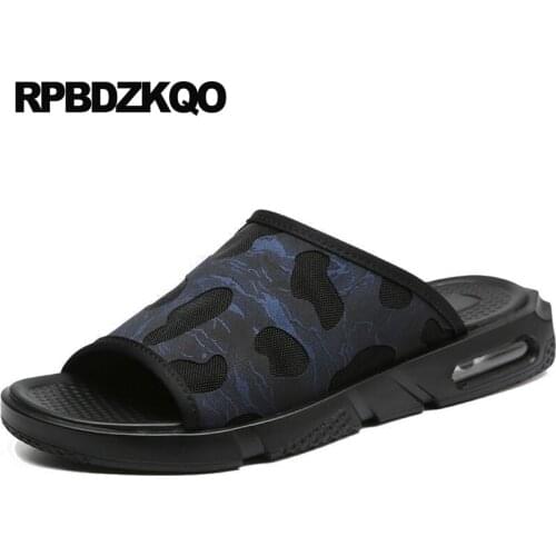 Casual Men Flat Waterproof Shoes Runway Water Sneakers Slides Slippers Summer Italian Open Toe Slip On Designer High Quality