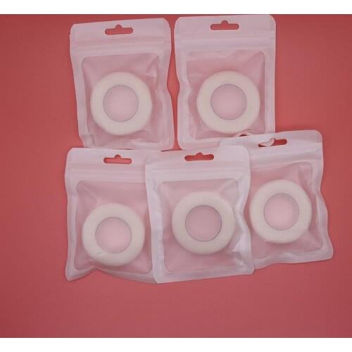Negemel 5 Pcs Micropore Surgical Tape False Eyelash Extension Application Medical Breathable Microporous PE tape Non-woven Tape