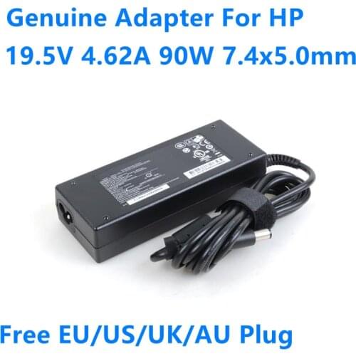 Genuine 19.5V 4.62A 90W 7.4x5.0mm 683511-012 HSTNN-LA13 CA26 AC Adapter For HP PAVILION G4-1250LA G6-2216NR Series Power Charger