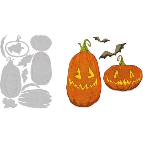 Pumpkin Patch Colorize Metal Cutting Die Scrapbook Embossed Paper Card Album Craft Template Cut Die Stencils New for 2021 Arrive