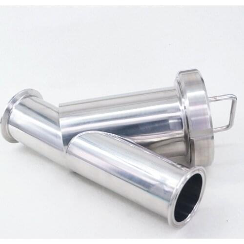 Fit 76mm Pipe OD x 3" Tri Clamp 20-150 Mesh 304 Stainless Steel Sanitary Y Type Strainer Filter Home Brew Wine