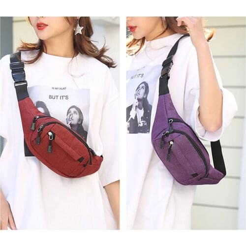 New Bag Oxford Unisex Fanny Pack Waist Hip Belt Bag Purse Pouch Pocket Travel Running Sport Bum High Quality Waterproof