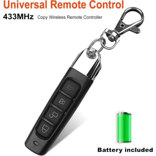 Anti-theft Lock 433MHZ Remote Control Garage Gate Door Opener Remote Controller Car Door Duplicator Clone Cloning Code Car Key