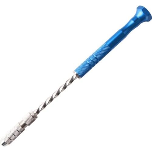 Manual drilling drill, hand twist drill, hand drill, bodhi, amber core carving tool, hand drill, blue