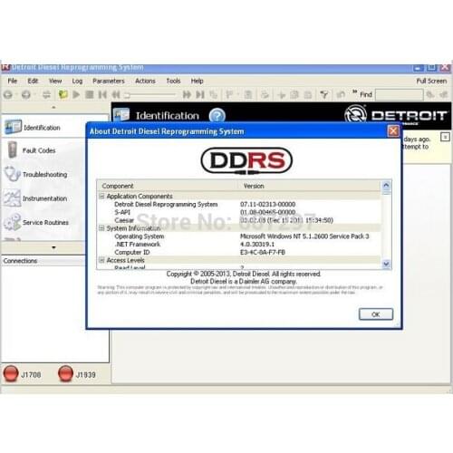 Detroit Diesel Reprograming System 7.11 (DDRS 7.11) +offline activation+Full crack Support DDEC\MBE\DDC