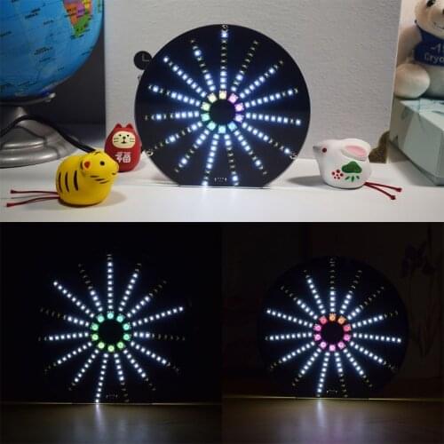 LED Circular Visualizer Music Spectrum Display DIY Kit Electronic Learning Kits