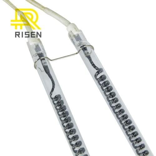 Quartz Glass Tubular Heating Element IR Lamps Infrared Heating Tube Electric Heater Bar