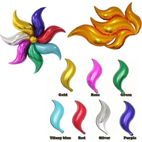Activity performance S shape foil balloons Anniversary party decoration Party supplies size 18inch /24inch /36inch