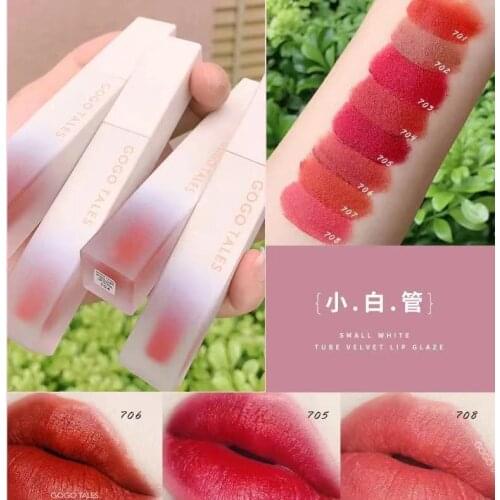 Waterproof Liquid Matte Lip Gloss Sexy Color Nude Batom Lip Liner Matte Velvet Lipstick Lip Tint Lip Stick Lip Makeup Cosmetic