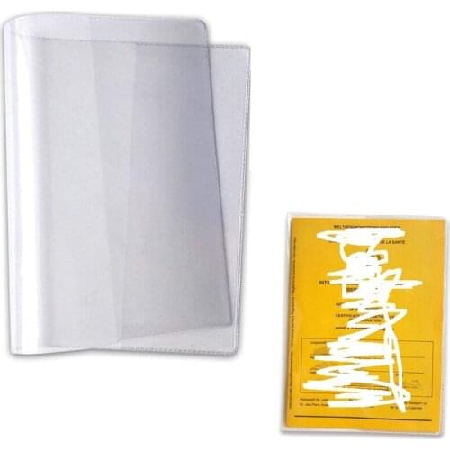 Card Vaccine Certificate Protective Case Protector Immunization Record Cards Holder Vaccination Certificates Cover
