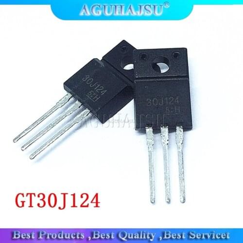 10PCS 30J124 GT30J124 TO220 TO-220F Transistor new original