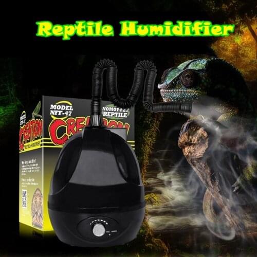 Reptile Humidifier / Fogger with Extension Tube 2L Large Tank for Reptiles Amphibians and Terrarium