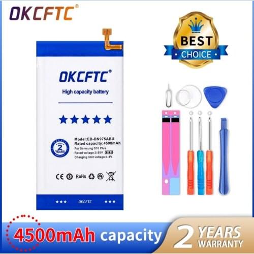 OKCFTC EB-BG975ABU 4500mAh Battery for SAMSUNG Galaxy S10 Plus S10+ SM-G9750 Batteries