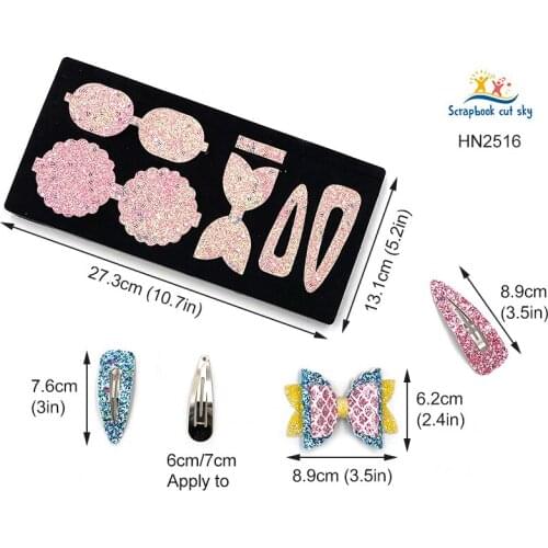 Bowknot And Drop-Shaped Hairpin Decoration HN2516 Muyu Wooden Mold Scrapbook Dies Suitable For Market General Machines