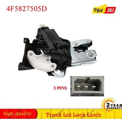 Free Shipping Rear Trunk Lid Lock Latch 4F5827505D For VW Jetta MK5 Passat B6 3C2 B7 CC EOS For Audi A4 A5 A6 A8 Seat EXEO