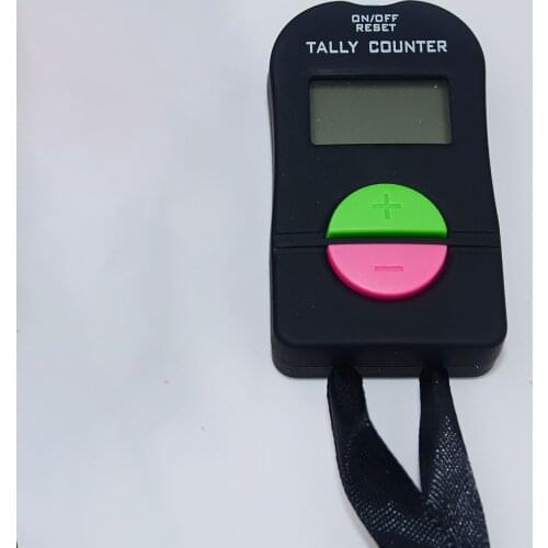 Digital Hand Tally Counter Electronic Manual Clicker Golf Gym Hand Held Counter