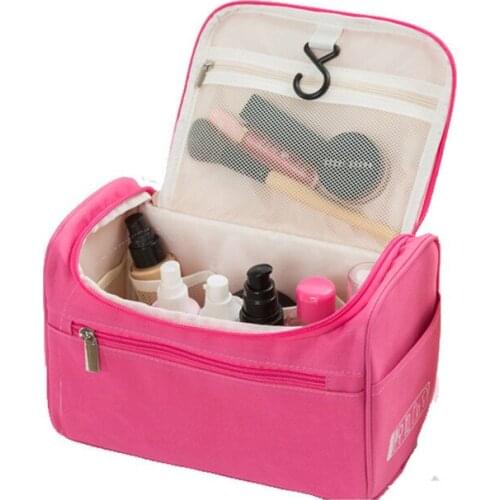 Travel Waterproof Portable Women Makeup Bag High Capacity Organizer Storage Cosmetic Cases Zipper Wash Beauty Pouch Toilet Bag