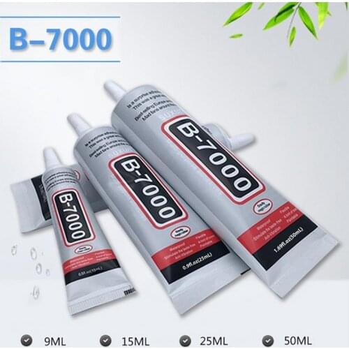 9 15 25 50ML Electronic Component Glue DIY Jewelry Rhinestone Pasting Adhesive With Pin Phone Screen Repair B-7000 Strength Glue