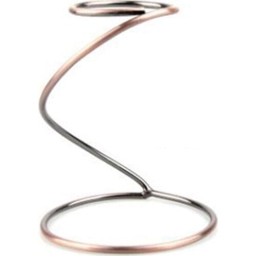 Coffee V60 Set with Spiral Holder Supporting Coffee Cloud Sharing Pot Coffee Hand Punching Tool,Bronze