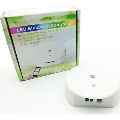 UFO MINI led bluetooth controller,DC12-24V RGB/RGBW Timing function group control music mode 16million colors LED controller