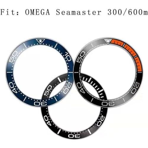 New Sea Master Ceramic Bezel Insert Fit For Omega Watch