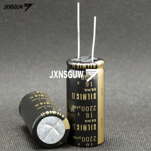 4PCS Original ELNA RFS SILMIC II 16V2200UF 18X40MM 2200uf/16v Silk fiber audio electrolytic capacitor SILMICII 2200UF 16V
