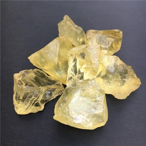 Natural Raw Yellow Citrine Quartz Crystal Rough Stone Specimen Healing crystal love natural stones and minerals fish tank