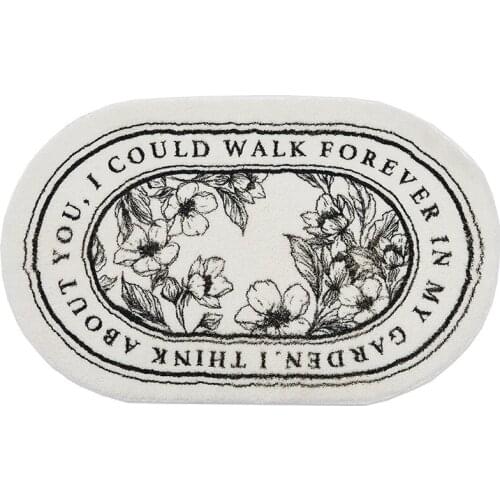 Simple Geometric Floor Mats Absorbent Non-slip Carpets Soft Shower BathRoom Rugs Thickened Foot Pads Entrance Doormat Tapetes