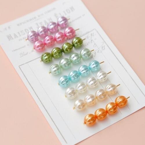 Retro Acrylic Pumpkin Beads Loose Beads diy Earrings Accessories Jewelry Necklace Bracelet Material Package