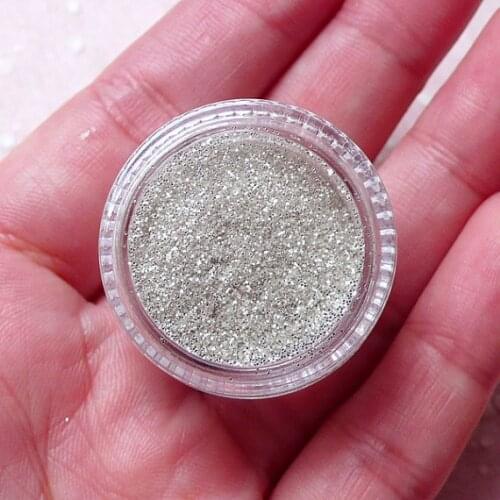 Silver Glitter PowderUltra Fine Sprinkles Fairy Dust (5g) Sparkle Hair Decoration Craft Nail Art Nail Deco Nail Decoration SPK57