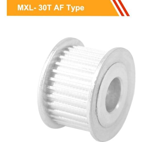 MXL 30T Timing Pulley Wheel 7mm/11mm Belt Width MXL Type Transmission Pulley 5/6/6.35/7/8/10mm Bore Timing Belt Pulley