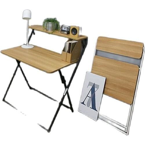 Folding table portable simple desk home learning desk small table folding outdoor dining table