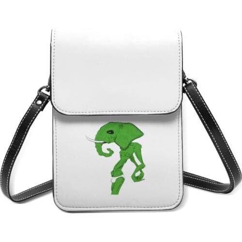 Elephant Shoulder Bag Fashion Reusable Mobile Phone Bag Leather School Female Bags