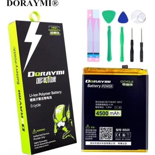 DORAYMI BS25 Phone Battery For Meizu M3 Max S685Q S685M 4500mAh Bateria Meilan Max Replacement Batteries