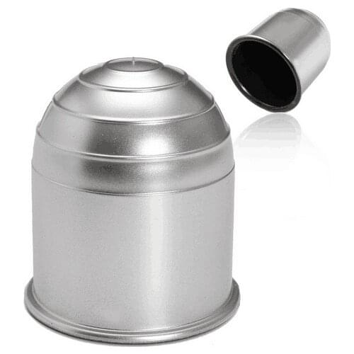 Universal 50MM Auto Tow Bar Ball Cover Cap Hitch Caravan Trailer Towball Protect Car Exterior Accessories
