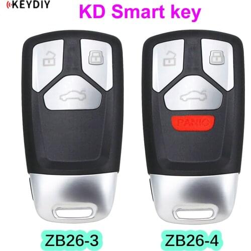 KEYDIY Universal Smart Key ZB26-3 ZB26-5 for KD900 KD-X2 Car Key Remote Replacement Fit More than 2000 Models