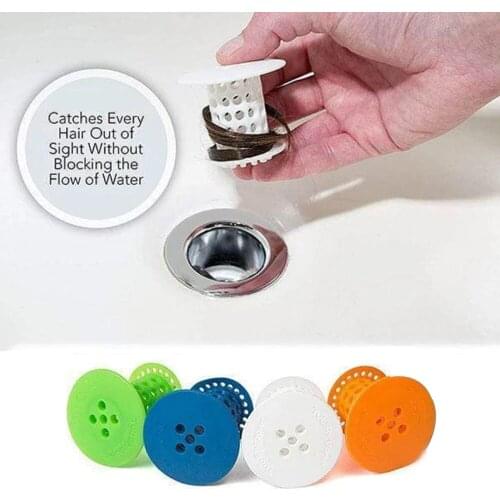 Bathroom Drain Hair Catcher Bath Stopper Plug Sink Strainer Filter Sewer Dredge Device Drain Filter Hair Catcher Drainer Cover