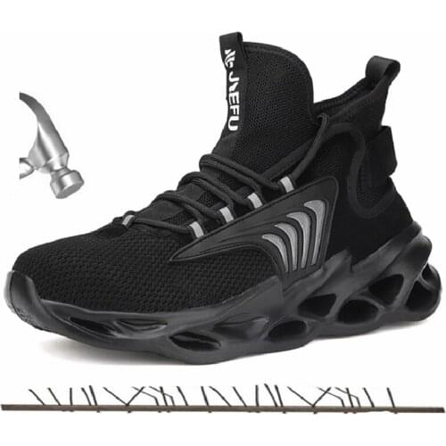New Unisex Safety Shoes Men Steel Toe Non-Slip Work Boots Indestructible Shoes Insulation Puncture-Proof Work Sneakers Brand